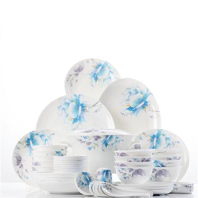 大逼大骚逼网48头聆听花开骨瓷礼品餐具套装